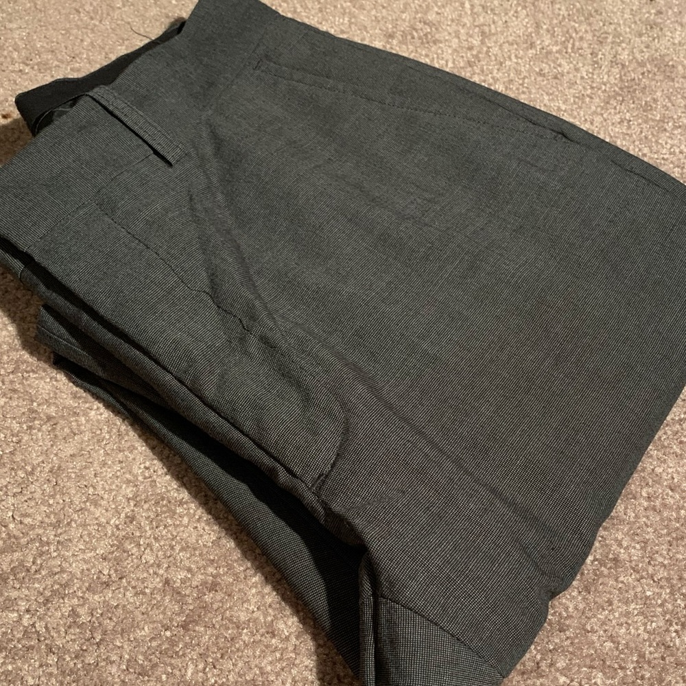 Mens H&M Grey Patterned Dress Pants
